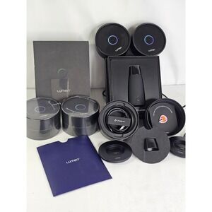 Lumen 1 Metabolism Tracker Bundle 2 Complete Sets Extra Chargers Bags Black